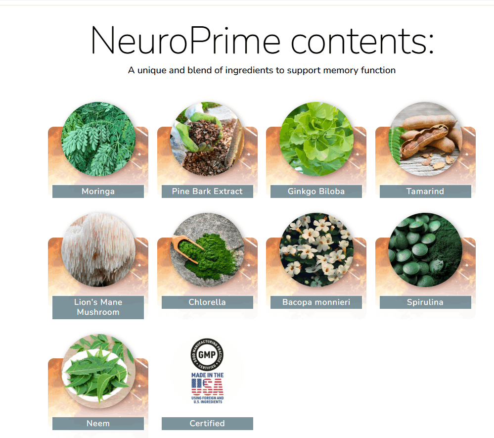 supplement-facts-NeuroPrime